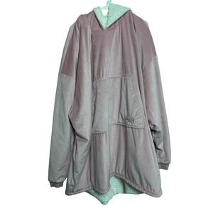 The Comfy Original Wearable Blanket Hoodie Blush Pink Oversized Sherpa Lined OS